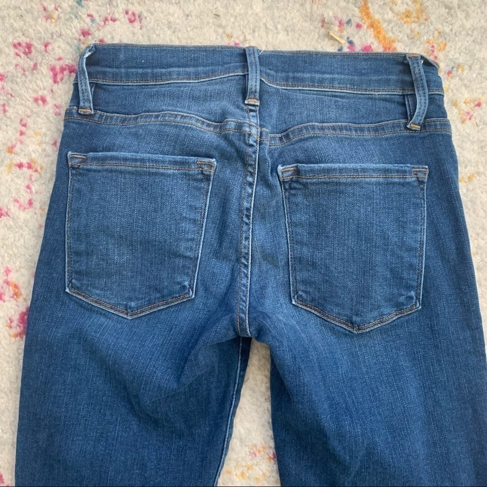 FRAME Le‎ Skinny De Jeanne Jeans In Adair (Tie Dye) sz 25 - Picture 7 of 7